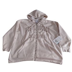 NWT Love Streak 1X Full Zip LA California Hoodie